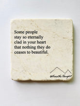 Load image into Gallery viewer, Stone Single Poem Coasters