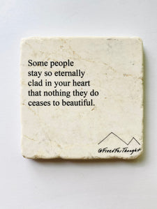 Stone Single Poem Coasters