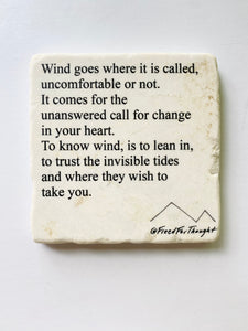 Stone Element Poem Coasters