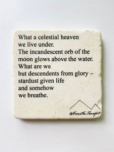 Stone Element Poem Coasters