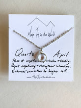 Load image into Gallery viewer, Silver Birthstone Necklaces