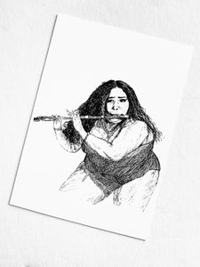 Mountain Portrait Print - Lizzo