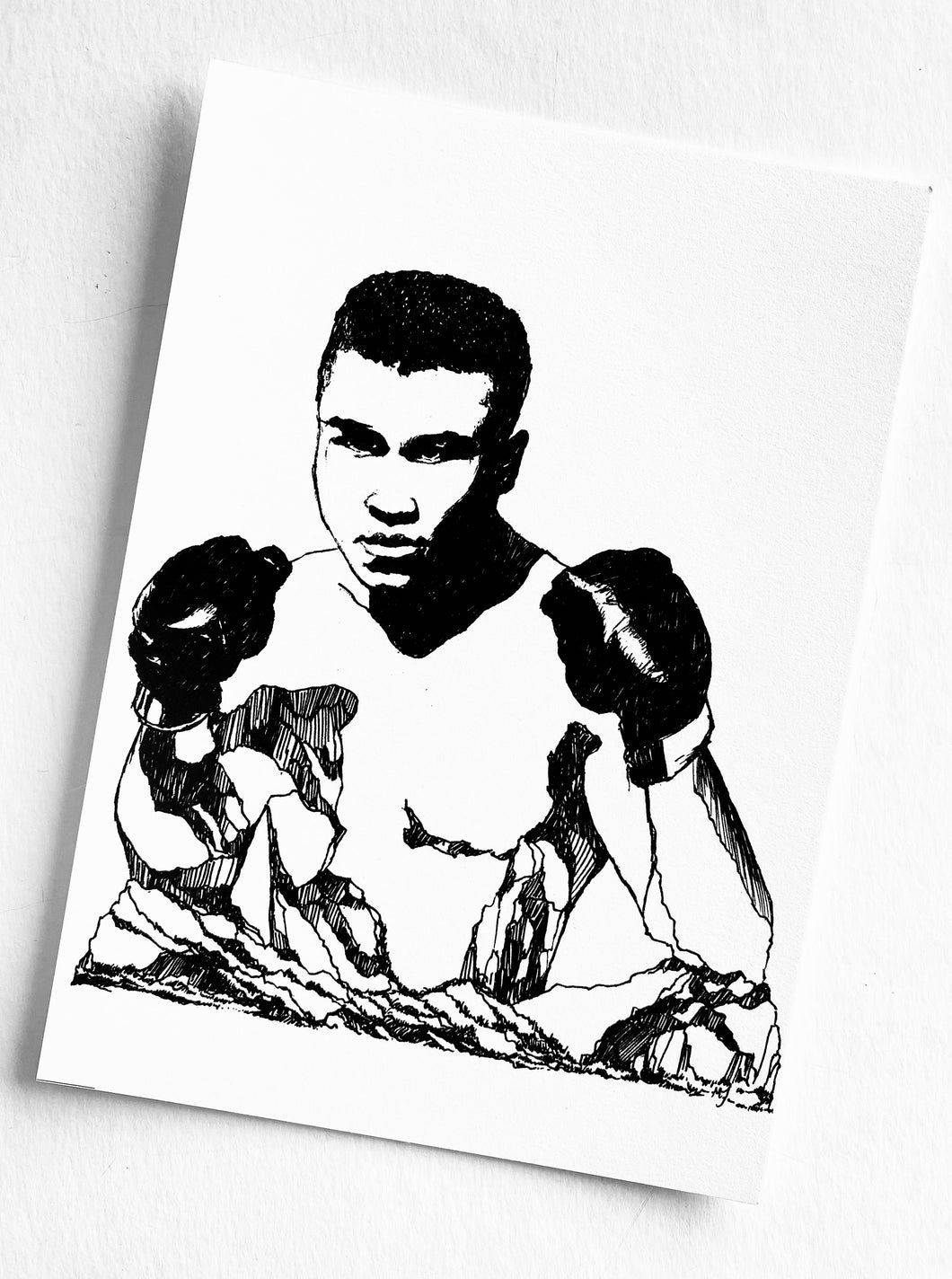 Mountain Portrait Print - Muhammad Ali