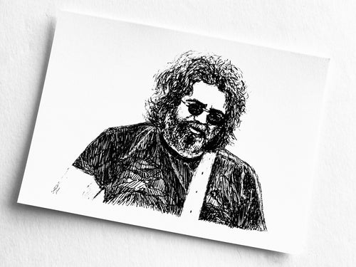 Mountain Portrait Print - Jerry Garcia