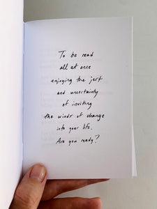 ‘Come, Hear Me Now’ Poetry Book - 'whisperings of wind’