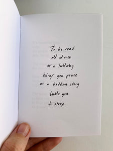‘Every Tone of Blue’ Poetry Book - 'a salt water story’