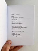 Load image into Gallery viewer, ‘Every Tone of Blue’ Poetry Book - &#39;a salt water story’