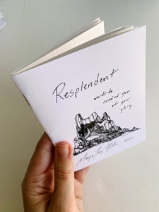 'Resplendent' Poetry Book - 'words to remind you of your glory'