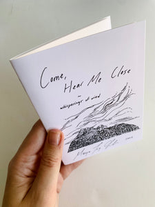 ‘Come, Hear Me Now’ Poetry Book - 'whisperings of wind’
