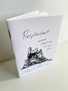 'Resplendent' Poetry Book - 'words to remind you of your glory'