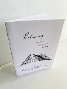 'Returning' Poetry Book - 'words on guilt & healing'