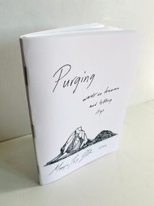 'Purging' Poetry Book - 'words on trauma and letting it go'