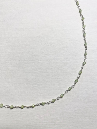 Gemstone Necklaces & Bracelets - Peridot - Silver