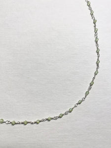 Gemstone Necklaces & Bracelets - Peridot - Silver