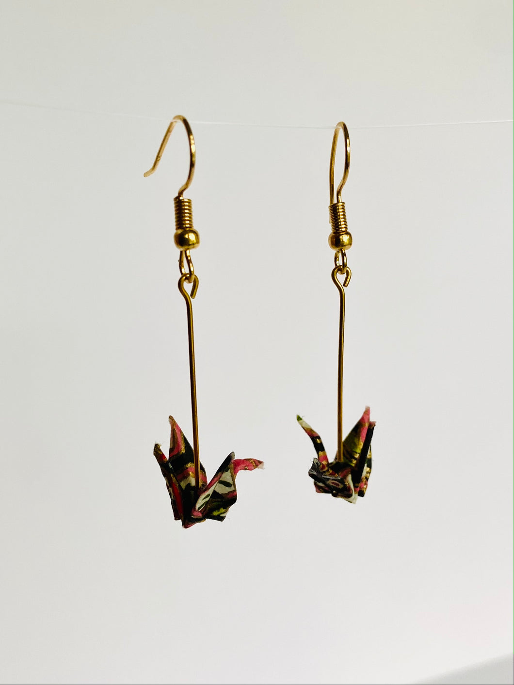 Custom Crane Earrings