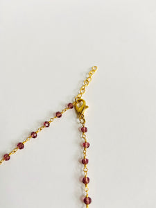 Gemstone Necklaces & Bracelets - Garnet Quartz