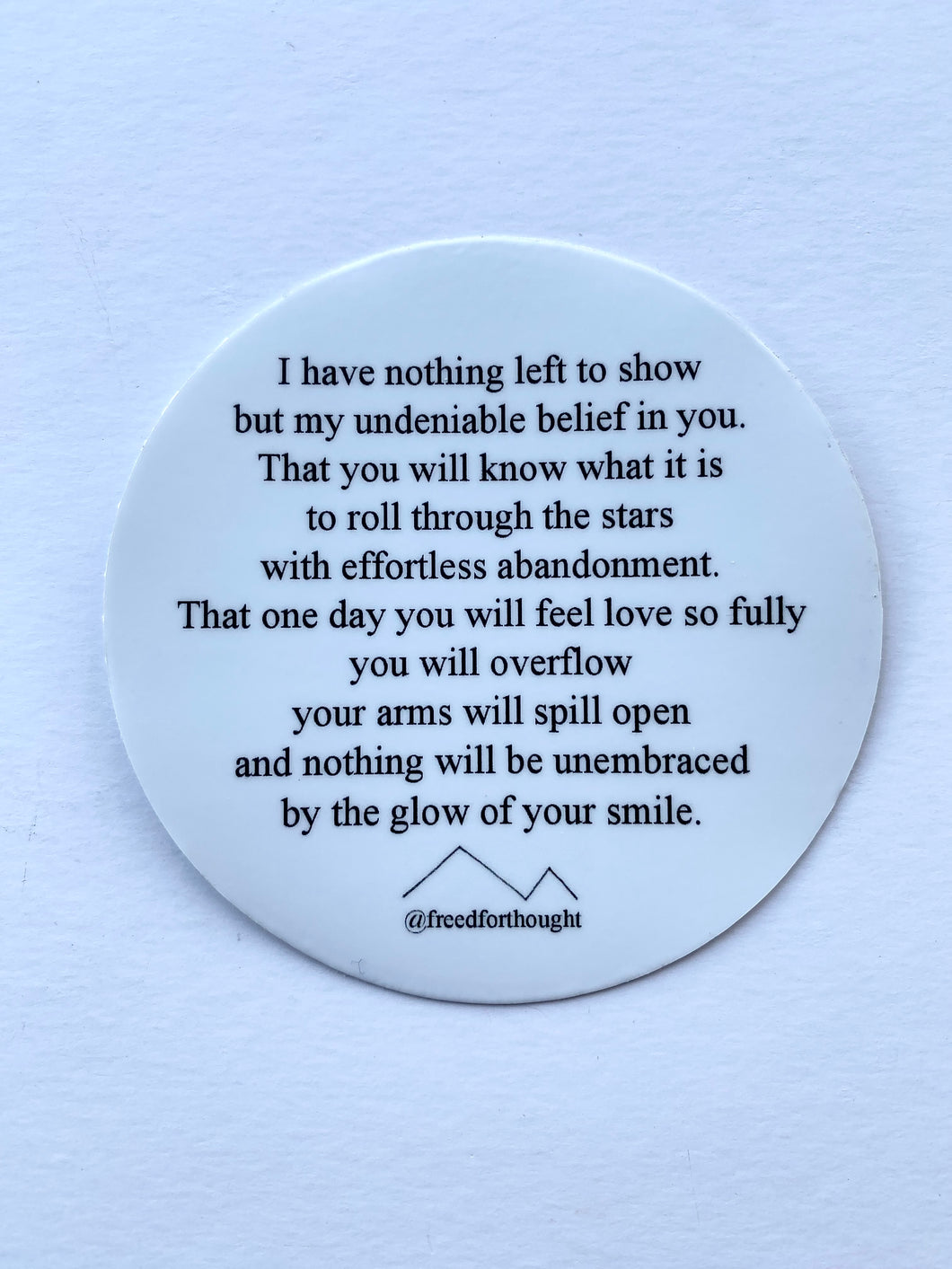 Poetry Sticker - 