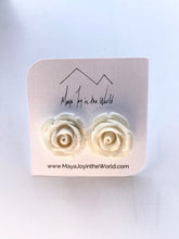 Load image into Gallery viewer, Stud Earrings - Rose Studs