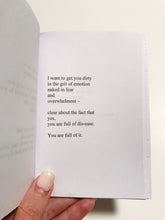 Load image into Gallery viewer, &#39;Purging&#39; Poetry Book - &#39;words on trauma and letting it go&#39;
