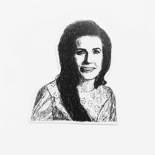 Mountain Portrait Sticker - Loretta Lynn