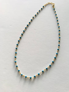 Gemstone Necklaces & Bracelets - Turquoise in Gold