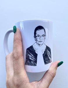 Mountain Portrait Mug - Ruth Bader Ginsberg