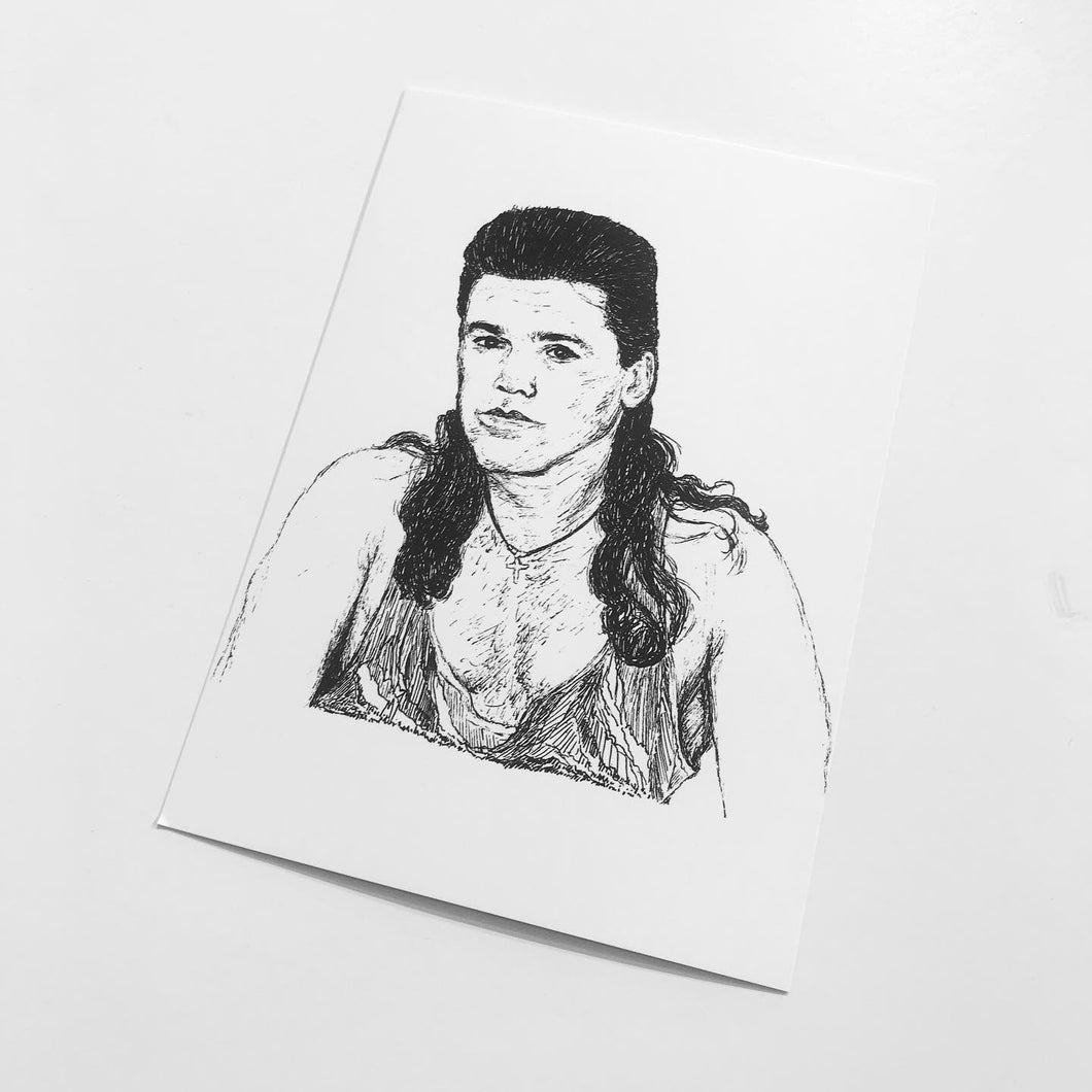 Mountain Portrait Print - Billy Ray Cyrus