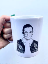 Load image into Gallery viewer, Mountain Portrait Mug - Ruth Bader Ginsberg