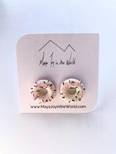 Load image into Gallery viewer, Stud Earrings - Mini Donut Studs