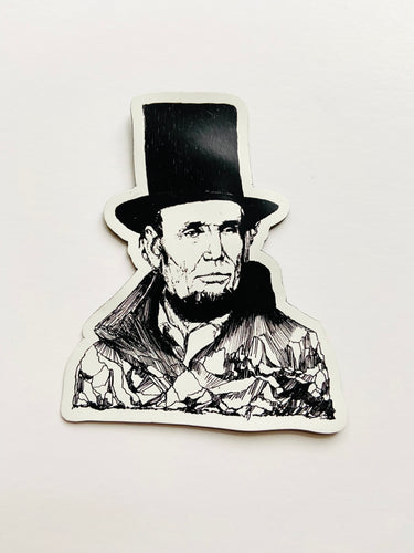 Mountain Portrait Magnet - Abraham Lincoln