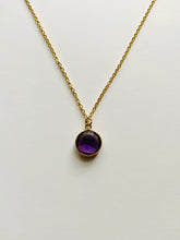 Load image into Gallery viewer, Birthstone Necklaces - February - Amethyst