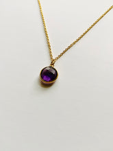 Load image into Gallery viewer, Birthstone Necklaces - February - Amethyst