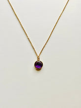 Load image into Gallery viewer, Birthstone Necklaces - February - Amethyst