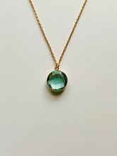 Load image into Gallery viewer, Birthstone Necklaces - March - Aquamarine