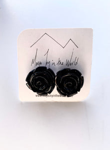 Stud Earrings - Rose Studs