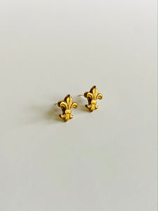 Stud Earrings - Brass