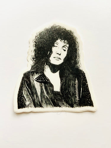 Mountain Portrait Sticker - Cher