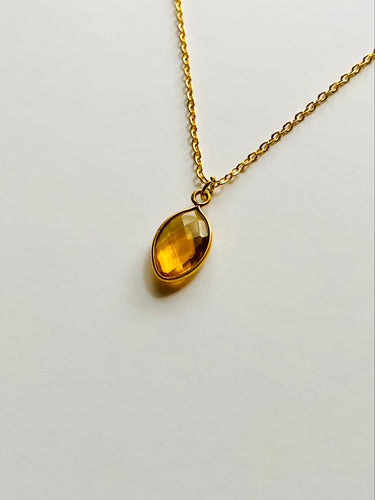 Birthstone Necklaces - November - Citrine