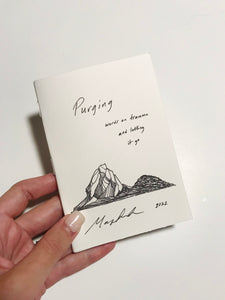 'Purging' Poetry Book - 'words on trauma and letting it go'