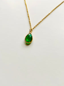 Birthstone Necklaces - May - Emerald