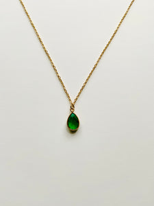 Birthstone Necklaces - May - Emerald