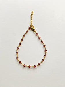 Gemstone Necklaces & Bracelets - Garnet Quartz