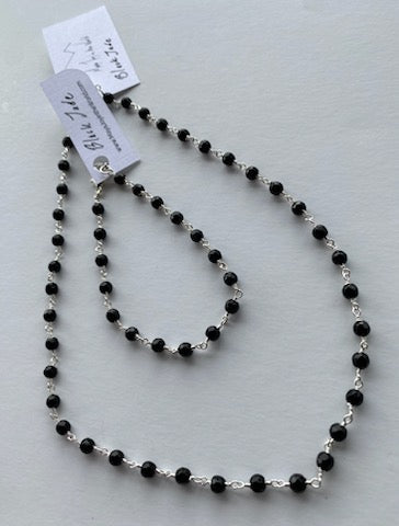 Gemstone Necklaces & Bracelets - Black Jade