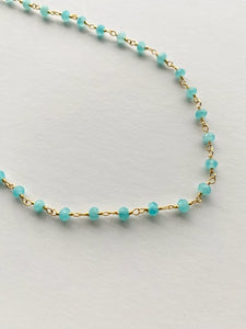 Gemstone Necklaces & Bracelets - Aqua Jade