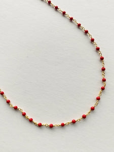 Gemstone Necklaces & Bracelets - Red Coral