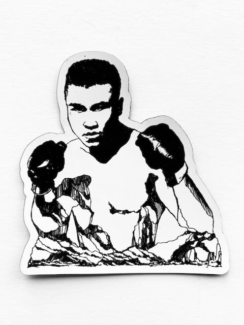 Mountain Portrait Magnet - Muhammad Ali