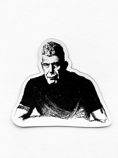 Mountain Portrait Magnet - Anthony Bourdain