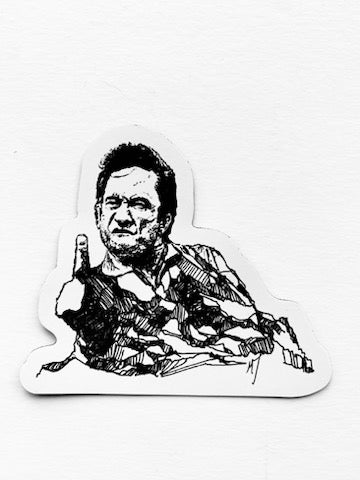 Mountain Portrait Magnet - Johnny Cash