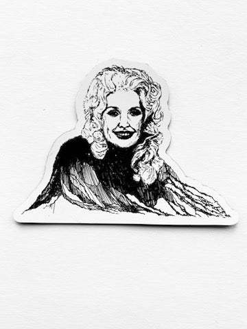 Mountain Portrait Magnet - Dolly Parton