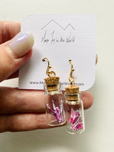 Crane Earrings in Jar